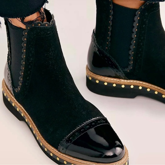 ♥️HP x 2♥️ Free People Atlas Chelsea boots SZ-9/EUR 39 black BRAND NEW IN BOX!! - Picture 12 of 13